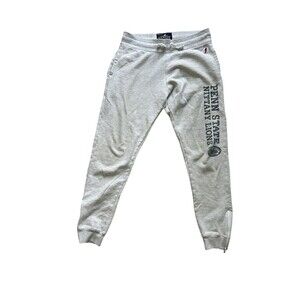 League Penn State Nittany Lions 1991 Joggers Grey Ankle Zip Sweatpants Medium